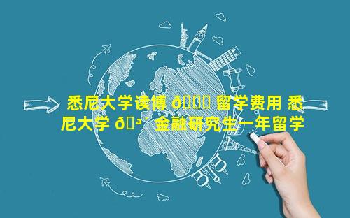 悉尼大学读博 🐒 留学费用 悉尼大学 🪴 金融研究生一年留学费用